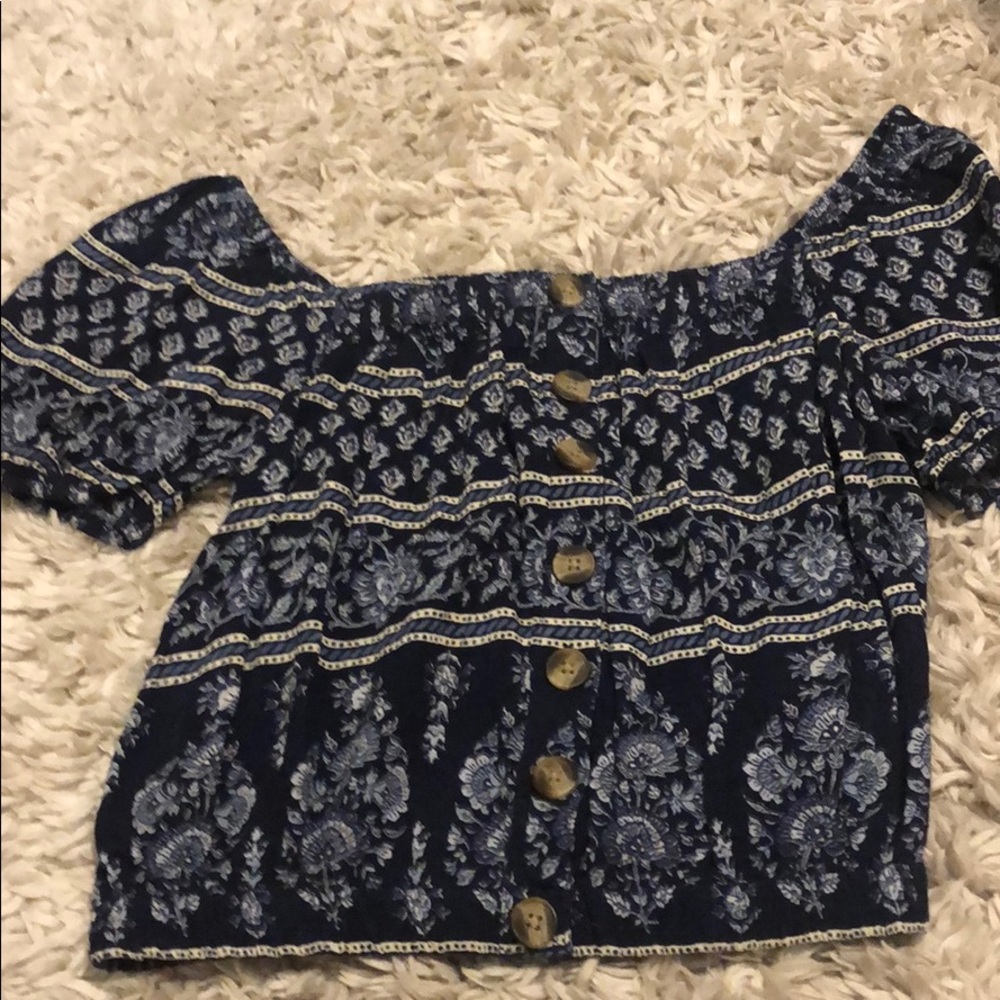 Off the shoulder shirt